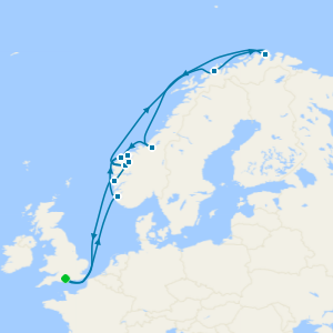 Norwegian Fjords & Arctic Circle from Southampton