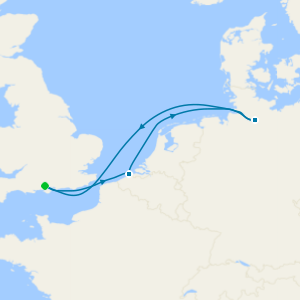 Hamburg and Bruges cruise from Southampton