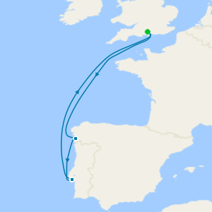 Spain and Portugal from Southampton