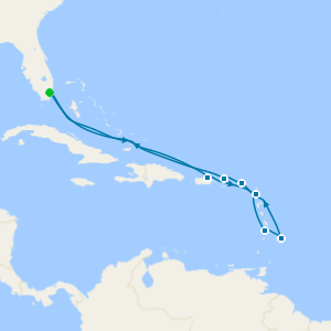 Eastern Caribbean from Miami