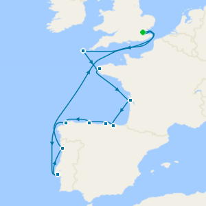 Tastes & Treasures of France, Spain & Portugal from London Tilbury