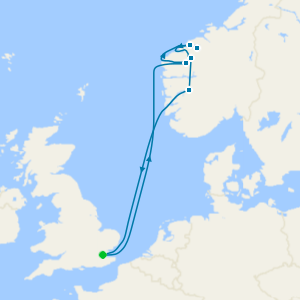 Summertime Fjordland from London Tilbury