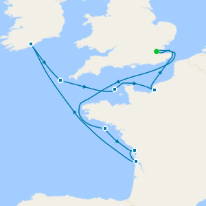 Summertime Gardens of the Channel Islands & Northern France from London Tilbury