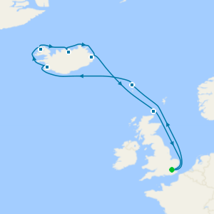 Iceland's Land of Ice & Fire from London Tilbury