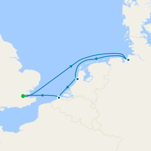Christmas Markets of Germany, Holland & Belgium from London Tilbury