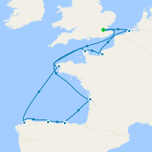 Delights of Western France & Spain Explorer from London Tilbury