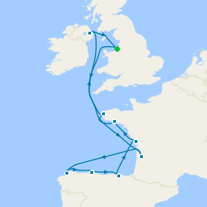 Delights of Western France & Spain Explorer from Liverpool