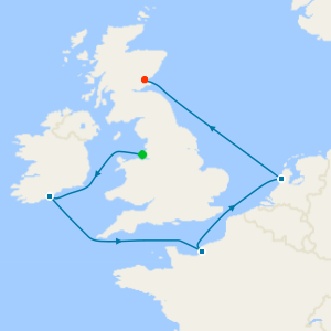 Summertime Gardens of France & Holland from Liverpool