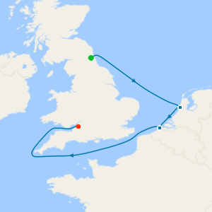Escape to Holland & Belgium from Newcastle