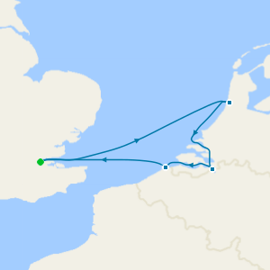 Belgium & Holland from Tilbury
