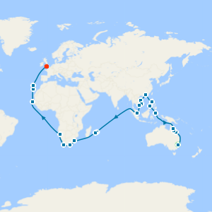 Sydney Stay, Oz, Asia & South Africa to S'ton