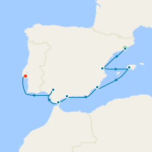 Malaga, Seville & Valencia with Barcelona and Lisbon Stays