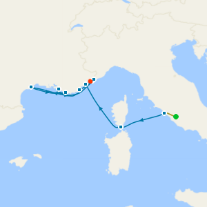 Monaco, Nice & Marseille from Rome with Stay