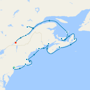 New England & Canada with New York and Montreal Stays