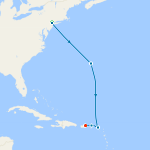 Bermuda & Caribbean with New York and San Juan Stays