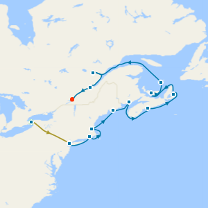 Niagara Falls, New England & Canada from New York with Stays