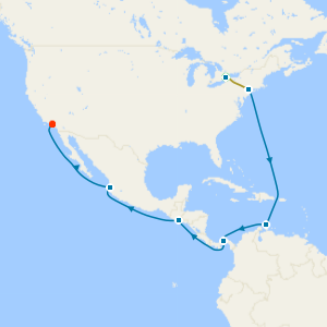 Niagara Falls, Caribbean & Panama Canal from New York with Stays