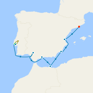 Seville, Malaga & Barcelona from Lisbon with Stay