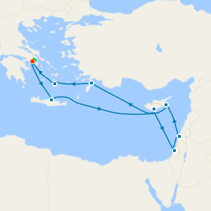 Greece & Israel Antiquities from Athens with Stay