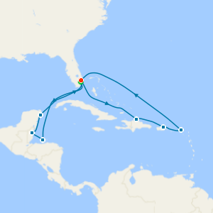 Southern Caribbean with Miami Beach Stay