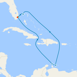 Southern Caribbean with Miami Beach Stay