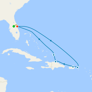 Eastern Caribbean with Orlando Stay