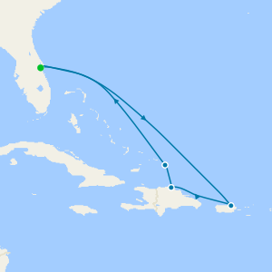 Eastern Caribbean cruise from Port Canaveral (Orlando)