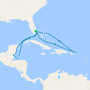 Eastern & Western Caribbean from Fort Lauderdale