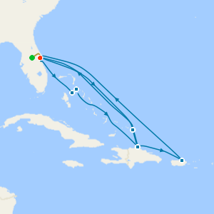 Eastern Caribbean from Orlando with 7nt Stay and Car Hire