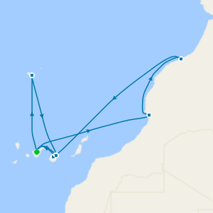 Spain, Portugal & Canary Islands from Tenerife