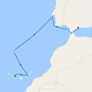 Spain, Portugal & Canary Islands at Christmas from Tenerife