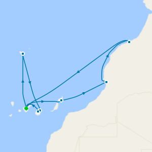 Spain, Portugal & Canary Islands from Tenerife