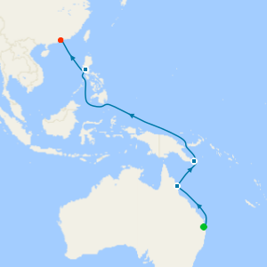 Brisbane to Hong Kong