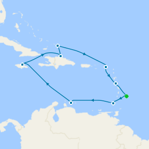 Eastern Caribbean from Barbados