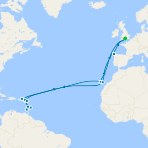 Caribbean Grand Voyage from Southampton