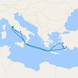 Italy, Greece & Turkey Fly Cruise from Rome	
