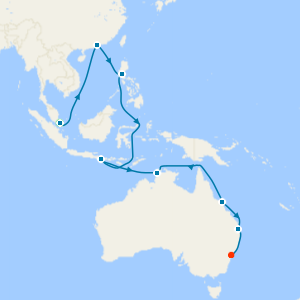 Singapore Stay, Hong Kong & Tropical Oz to Sydney