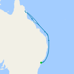 Great Barrier Reef from Sydney