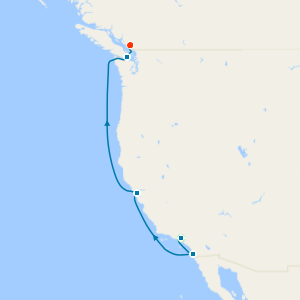 Pacific Coastal with Los Angeles and Vancouver Stays