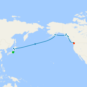 Transpacific from Tokyo (Yokohama) to Seattle