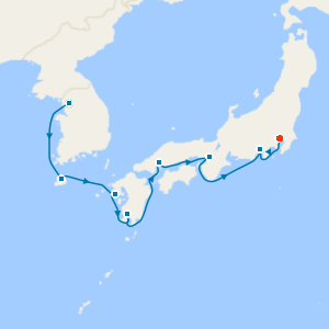 Seoul, Nagasaki, Hiroshima & Osaka to Tokyo with Stays