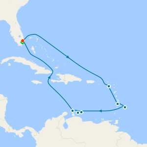 Ultimate Southern Caribbean with Miami Beach Stay