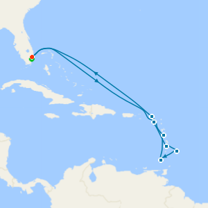 Ultimate Southern Caribbean with Miami Beach Stay