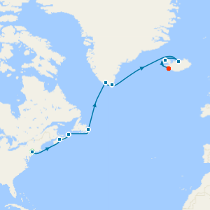 Canada, Greenland & Iceland from New York with Stay