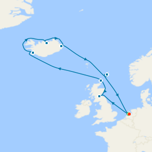 Iceland & Scotland from Amsterdam with Stay