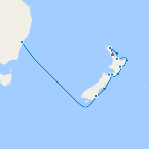 Fjords of New Zealand from Sydney to Auckland with Stays