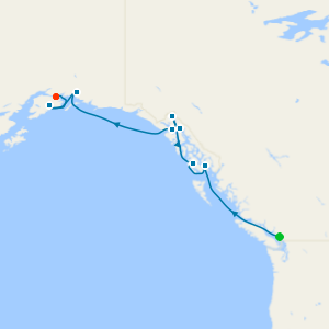 Alaska Cruise: Juneau, Haines & Hubbard Glacier from Vancouver