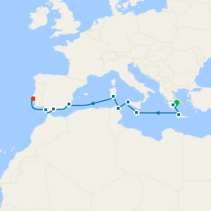 Greek Isles & Western Mediterranean from Athens