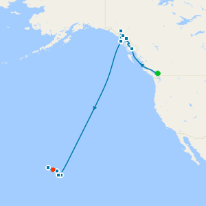 Glaciers & Volcanoes from Vancouver