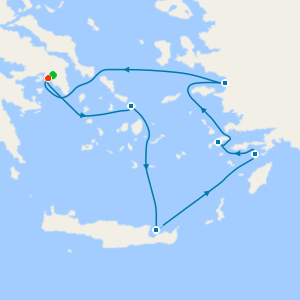 Ephesus & Greek Island Gems from Athens with Stay